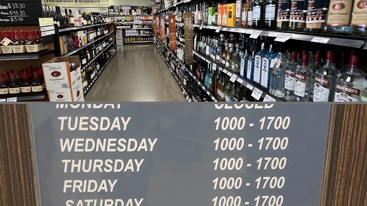 Department store aisles with shelves of merchandise.
